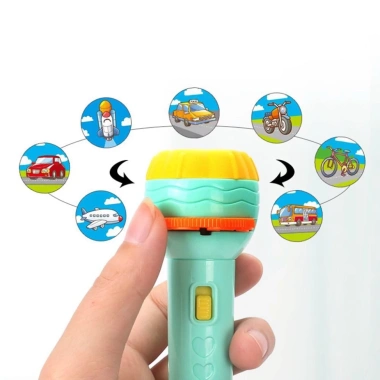 Đèn pin chiếu hình cho bé 80 hình mới - Sáng hơn, sắc nét, chỉ 29.000₫
