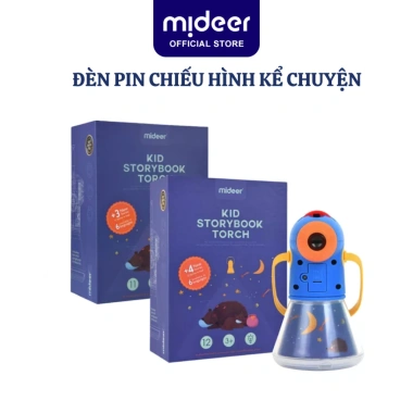 Đèn Pin Chiếu Hình Cổ Tích Mideer Kid Storybook Torch - Ánh Sáng 3D, Giá 379.000đ
