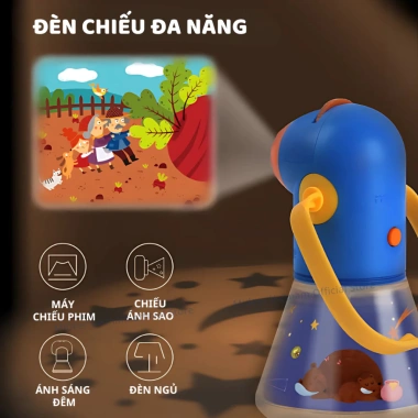 Đèn Pin Chiếu Hình Cổ Tích Mideer Kid Storybook Torch - Ánh Sáng 3D, Giá 379.000đ