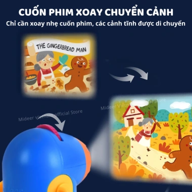 Đèn Pin Chiếu Hình Cổ Tích Mideer Kid Storybook Torch - Ánh Sáng 3D, Giá 379.000đ