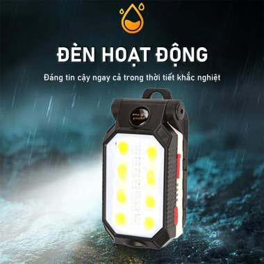Đèn Pin COB Mini Siêu Sáng 598/599 – Đèn móc khóa đa năng, nam châm, chống nước, sạc USB, chỉ 134.714đ 4