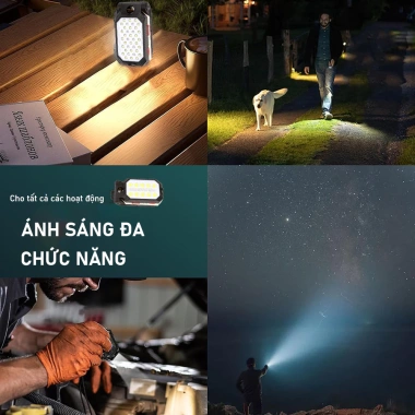 Đèn Pin COB Mini Siêu Sáng 598/599 – Đèn móc khóa đa năng, nam châm, chống nước, sạc USB, chỉ 134.714đ 7