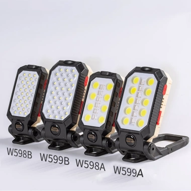 Đèn Pin COB Mini Siêu Sáng 598/599 – Móc Khóa Đa Năng, Nam Châm, Chống Nước, Pin Sạc USB 2
