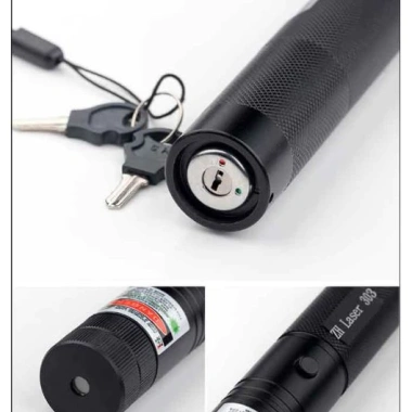 Đèn Pin Laser 303 Cao Cấp Full Box - Pin, Sạc, Khóa - Giá chỉ 109.000₫