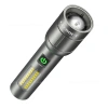 Đèn pin laser trắng LED đa năng nhập khẩu hợp kim nhôm sạc pin tiêu điểm kéo dài mini 129.999 VND 9