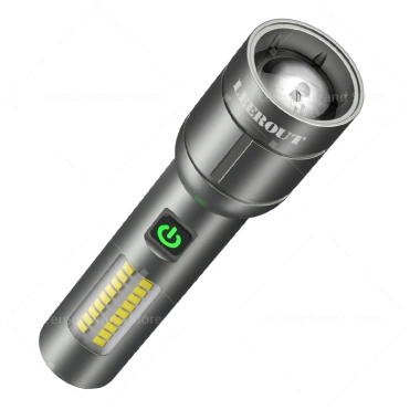 Đèn pin laser trắng LED đa năng nhập khẩu hợp kim nhôm sạc pin tiêu điểm kéo dài mini 129.999 VND 9
