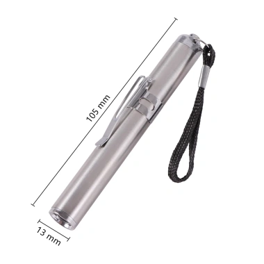 Đèn pin LED kiểm tra trứng thép không gỉ - Móc khóa mini, giá chỉ 40.187₫