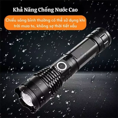 Đèn pin mini siêu sáng 5 chế độ, tầm xa, chống nước, sạc USB - Giá chỉ 184.000đ 3