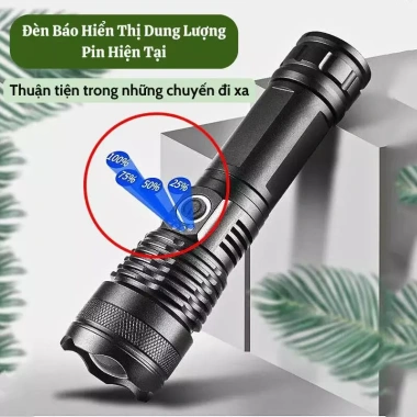 Đèn pin mini siêu sáng 5 chế độ, tầm xa, chống nước, sạc USB - Giá chỉ 184.000đ 8