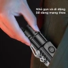 Đèn pin mini siêu sáng di động, móc khóa sạc lại, lý tưởng cho leo núi và du lịch ngoài trời - giá 29.800 8