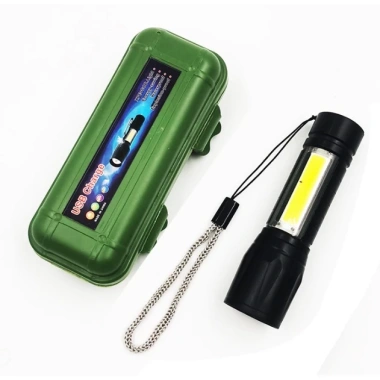 Đèn Pin Mini Siêu Sáng Police Cao Cấp Zoom 3x, Chống Nước, Giá Rẻ 33.999₫