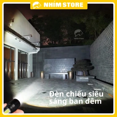 Đèn pin mini tích điện đa năng chiếu xa gần, LED bên ngang, giá chỉ 69.000₫ 5