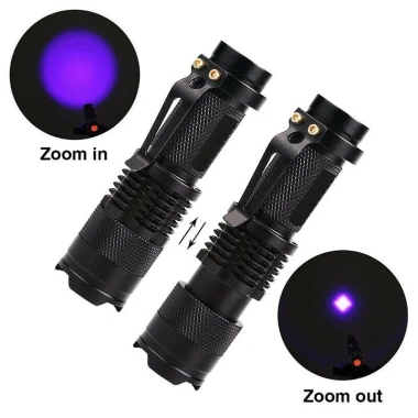 Đèn Pin Mini UV 395nm Ánh Sáng Tím - Phát Hiện Huỳnh Quang Màu Đen, Giá Ưu Đãi 65.912₫ 4