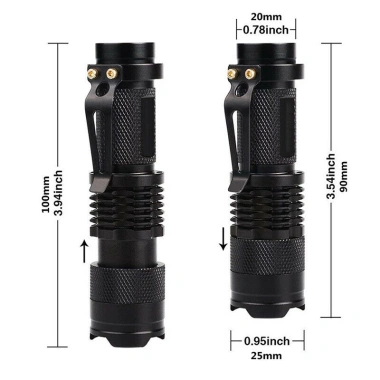 Đèn Pin Mini UV 395nm Ánh Sáng Tím - Phát Hiện Huỳnh Quang Màu Đen, Giá Ưu Đãi 65.912₫ 5