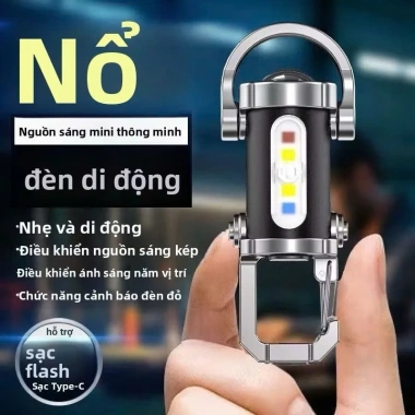 Đèn Pin Móc Khoá Thông Minh A10 - COB Siêu Sáng, 7 Chế Độ, Giá 43.000 VND 3