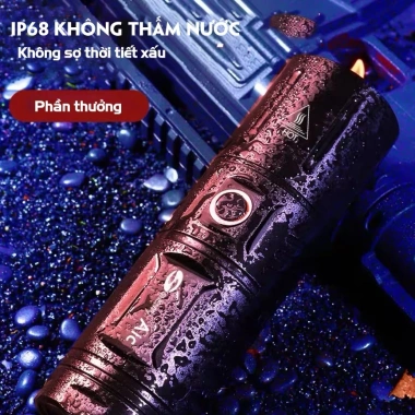 Đèn pin sạc xenon siêu sáng tầm xa đa năng - Dùng ngoài trời, tìm kiếm nhanh, 272k 2