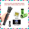 Đèn Pin Siêu Sáng XHP70 2 Pin 26.650 Dung Lượng Cao, LED Báo Pin, Chống Thấm Nước, Zoom - 399k