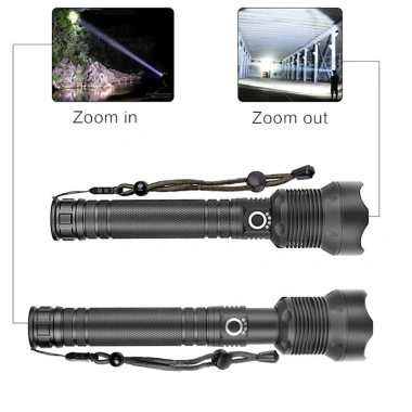 Đèn Pin Siêu Sáng XHP70 2 Pin 26.650 Dung Lượng Cao, LED Báo Pin, Chống Thấm Nước, Zoom - 399k 4 Đèn Pin Siêu Sáng XHP70 2 Pin 26.650 Dung Lượng Cao, LED Báo Pin, Chống Thấm Nước, Zoom - 399k 4