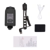 Đèn pin SPM xe đạp leo núi - sạc USB, màn hình cảm ứng, chống nước, sáng mạnh 10