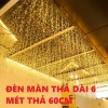 Đèn rèm mành 6 8 12m sợi ngắn vàng ấm thả rũ Tết có phích nối giá 89.000₫ 2