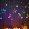 Đèn Rèm Noel đa màu, dây trang trí Giáng Sinh vàng - Giá ưu đãi 149.000₫ 8