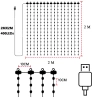 Đèn Rèm Thông Minh 400LED Bluetooth RGB Thay Đổi Âm Nhạc, Hiển Thị, Trang Trí Cửa Sổ Phòng Ngủ 2