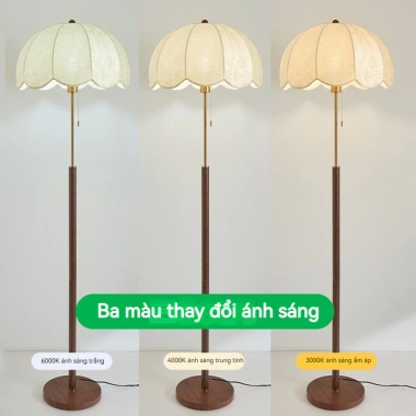 Đèn sàn Bắc Âu Retro cao, đèn cây đứng CM79 - Phòng khách, ngủ, giảm 20% 695.000₫ 8