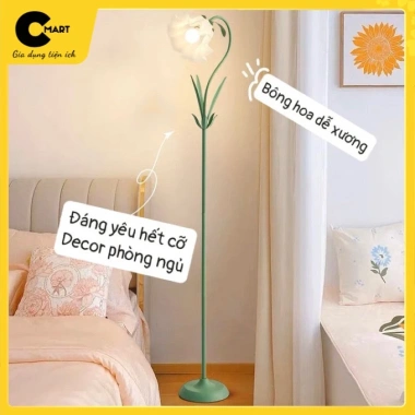 Đèn sàn cây đứng cao Retro CM11 - Đèn bông hoa sang trọng, giảm còn 175.000₫ 5