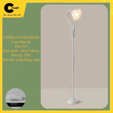 Đèn sàn cây đứng cao Retro CM11 - Đèn bông hoa sang trọng, giảm còn 175.000₫ 13