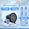 Đèn sân khấu Par LED 20 bóng RGBW, điều khiển từ xa, ánh sáng đa màu cho tiệc cưới, karaoke, sự kiện – 890.000₫