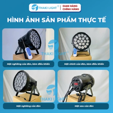 Đèn sân khấu Par LED 20 bóng RGBW, điều khiển từ xa, ánh sáng đa màu cho tiệc cưới, karaoke, sự kiện – 890.000₫ 6