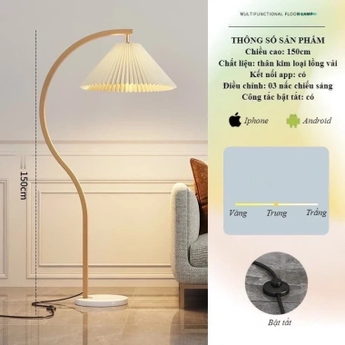 Đèn Sàn Xếp Ly Vintage CM14: Thiết Kế Đơn Giản Hiện Đại, Giảm Giá Đến 695k 10 Đèn Sàn Xếp Ly Vintage CM14: Thiết Kế Đơn Giản Hiện Đại, Giảm Giá Đến 695k 10
