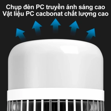 Đèn Siêu Sáng 200W Tản Nhiệt Nhôm Cao Cấp - Bảo Hành Dài, Tiết Kiệm Năng Lượng cho Nhà Kho, Xưởng Sản Xuất - Giá 51.000₫ 4