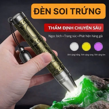 Đèn soi trứng gà, trứng chim, đá quý 3 màu sạc điện – Siêu sáng, chỉ 137.000₫ Đèn soi trứng gà, trứng chim, đá quý 3 màu sạc điện – Siêu sáng, chỉ 137.000₫