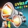 Đèn sưởi UVA UVB 3.0 25W 50W 70W cho thú cưng - Tăng Vitamin D, giá chỉ 70.110₫