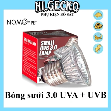 Đèn sưởi UVA UVB HI.GECKO 25-75W cho bò sát, chim, rùa, thú cưng, giá chỉ 25.000₫