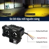 Đèn sương mù LED siêu sáng 2.026 12V/24V cho ô tô và xe máy - Mini hai chùm, giá chỉ 56.000₫ 5