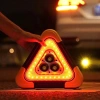 Đèn Tam Giác LED Cảnh Báo Dừng Đỗ Xe Ôtô Khẩn Cấp 3 LED Trung Tâm Sạc Năng Lượng Mặt Trời USB - 125.000₫ 2