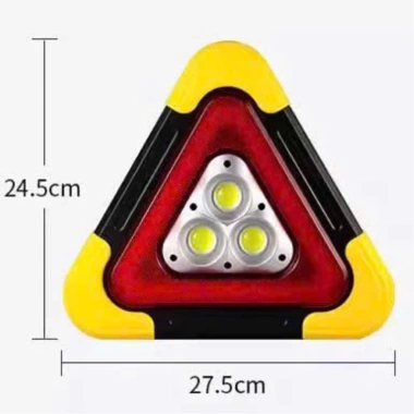 Đèn Tam Giác LED Cảnh Báo Dừng Đỗ Xe Ôtô Khẩn Cấp 3 LED Trung Tâm Sạc Năng Lượng Mặt Trời USB - 125.000₫ 9