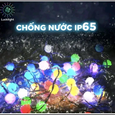 Đèn Tết Luckilight LED 16 triệu màu 10m nháy theo nhạc - Trang trí Noel, lễ tết, sinh nhật chỉ 115k