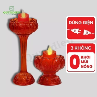 Đèn Thờ Hoa Sen Không Khói Không Mùi 220V An Toàn - Giá 180.500đ Quỳnh Diễn 2