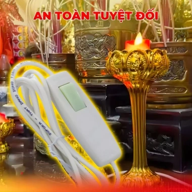 Đèn Thờ Hoa Sen Không Khói Không Mùi 220V An Toàn - Giá 180.500đ Quỳnh Diễn 7