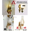 Đèn thờ treo tường giá buôn - Đèn dầu gắn tường, phù hợp lắp ban thờ, lan can, cầu thang, hành lang - Giảm còn 132.000đ