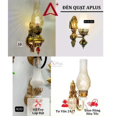 Đèn thờ treo tường giá buôn - Đèn dầu gắn tường, phù hợp lắp ban thờ, lan can, cầu thang, hành lang - Giảm còn 132.000đ