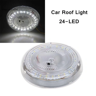 Đèn trần 12V 46 LED DIAPER & CORED - Đèn nội thất bật/tắt cho van, caravan, RV 2