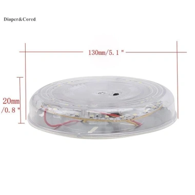 Đèn trần 12V 46 LED DIAPER & CORED - Đèn nội thất bật/tắt cho van, caravan, RV 5
