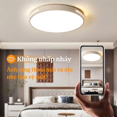 Đèn trần CDO 3 màu - Thiết kế hiện đại cho phòng khách và phòng ngủ, giá ưu đãi 158.999₫ 5