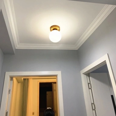 Đèn trần hành lang Aislight, vàng sang trọng, ánh sáng cầu thang & ban công - 418.000₫