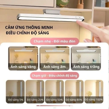 Đèn tường LED đa năng bảo vệ mắt 3 nhiệt độ màu, tùy chỉnh độ sáng, sạc lại, xoay 88 độ - 66.000 VND 3 Đèn tường LED đa năng bảo vệ mắt 3 nhiệt độ màu, tùy chỉnh độ sáng, sạc lại, xoay 88 độ - 66.000 VND 3