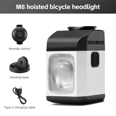 Đèn xe đạp Rockbros 1.600LM IPX6, điều khiển từ xa, điều chỉnh sáng, giá 239.976đ 11 Đèn xe đạp Rockbros 1.600LM IPX6, điều khiển từ xa, điều chỉnh sáng, giá 239.976đ 11